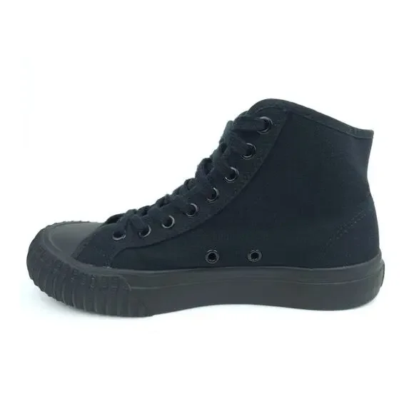 PF Flyers Center Hi Shoes Mens Size 8 US Black Canvas High Top Athletic Sneakers - Picture 4 of 9